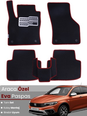Guerrino Fiat Egea Cross,hatchback Uyumlu Eva Paspas Tam Set – Birebir Uyum, Araca Özel Tasarım,kolay Montaj