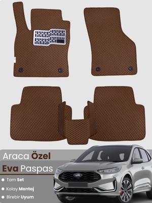 Guerrino Ford Kuga 3 (2019-2024) Uyumlu Eva Paspas Tam Set–araca Özel,su Geçirmez,kolay Montaj