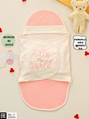 Tomuycuk %100 Pamuklu Bebek Kundak Battaniyesi | Uyku Tulumu – Kız/erkek 0-9 Ay | Ortopedik – Nakış Detaylı