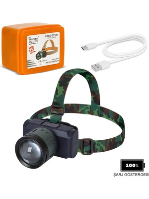 LTG Nova 4200 Lümen Şarjlı Sensörlü Göstergeli Kafa Lambası WT-719