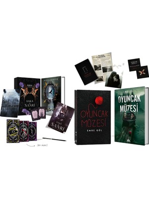 Ephesus Yayınları Saka ve Sanrı Tek Kitaplık Hediyeli Kutu ve Oyuncak Müzesi Özel Kutulu Set Ciltli