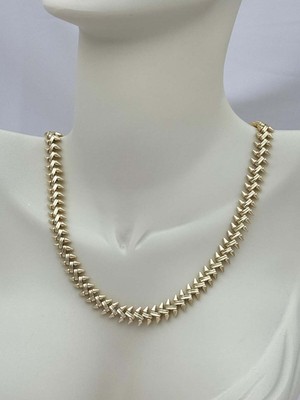 Luseda Xuping Cartier Örgü Detaylı 50 cm Çivi Kolye