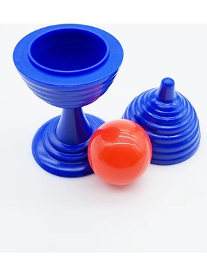 Skygo Mavi Renk Sihirli Kupa Top Kaybetme Oyunu 7 cm