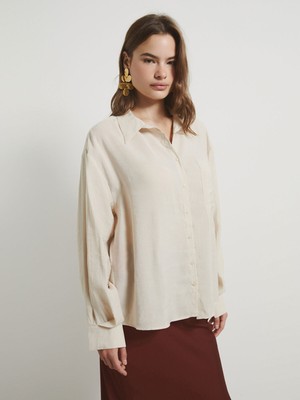 Lc Waikiki Yeni Sezon Poplin Kadın Gömlek