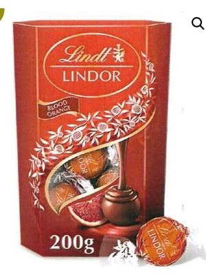 Lindt Lindor Portakalı Dolgulu %44 Sütlü Çikolata 200 G