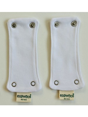 Ecowoco Organik Pamuk Body Uzatma Aparatı 2 Çıtçıtlı (8,5 Mm) 2 Adet