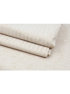 FavoriTeks Bambu Çizgili Süngerli Koltuk Çekyat Kanepe Örtüsü