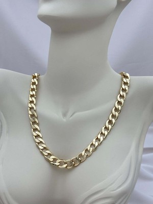 Luseda Xuping Kalın Zincir Gurmet Kolye 50 cm Gold Renk