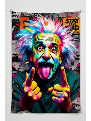 Renkli Duvar Örtüsü – Film Sanat Temalı Kaliteli Kumaş Oda Dekoru Tapestry