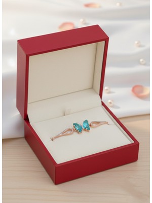 Çekirdek Jewelry 925 Ayar Gümüş Kelebek Bileklik