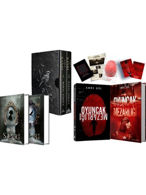 Ephesus Yayınları Saka ve Sanrı Ikili Kutu Ciltli ve Oyuncak Mezarlığı Hediyeli Kutu Ciltli