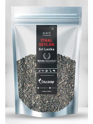 Tuvas Baharat İthal Seylan Sri Lanka Çayı - Siyah Yaprak Kaçak Çay 80 gr