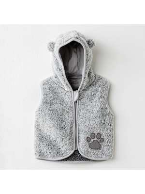 Andywawa AC26026 Keep Smiling Yelek Grey