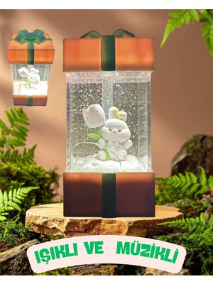 Fancy Things Işıklı ve Müzikli Sevimli Küre / Masa Üstü Lamba