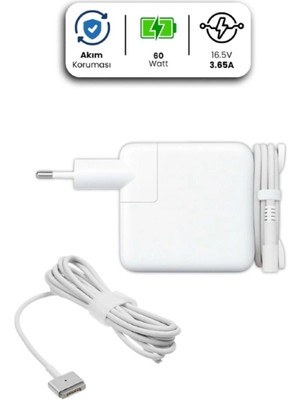 Ttt 6.50V 3.65A Magsafe 2 60W Apple Için Laptop Adaptör