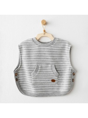 Andywawa AC26214 Casual Yelek Grey