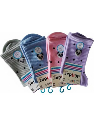 A&D Handmade Dündar Plus Soft Kokulu Dikişsiz Cotton Çorap (4lü Paket)