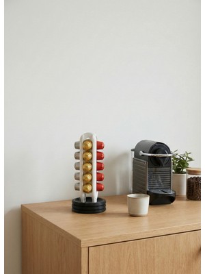 Nespresso Kahve Kapsül Standı | Mutfak Kahve Köşesi Organizer Dekor