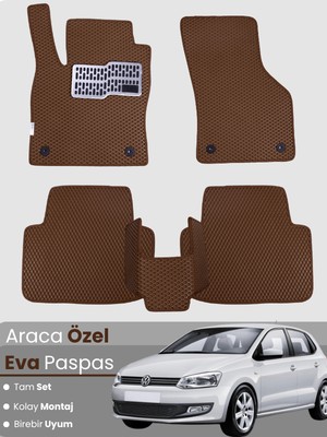Guerrino Volkswagen Polo (2009-2017) Uyumlu Eva Paspas Tam Set–oto Paspas,araca Özel,tam Koruma