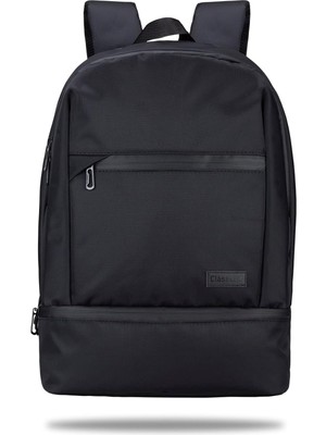 Gfc Life Store Benevento Serisi 15,6"su Geçirmez Kumaş,su Geçirmez Fermuar, Laptop,notebook Sırt Çantası-Siyah