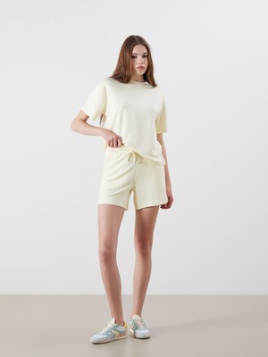 Lc Waikiki Yeni Sezon Beli Lastikli Kadın Şort