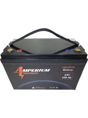 Amperium 25.6V 100AH Lifepo4 Akü-20 Yıl Ömür