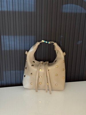 Jaseco Zımba Detaylı Deri Hobo El Çantası