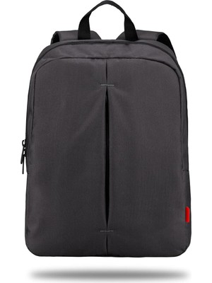 Gfc Life Store Roma Serisi Su Geçirmez Kumaş 17" Notebook Laptop Sırt Çantası, Gri