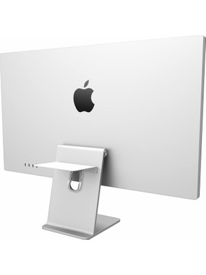 Gfc Life Store Apple Studio Display Için Sırt Çantası | Sabit Diskler ve Aksesuarlar Için Entegre Montajlı Havalandırmalı Gizli Depolama Rafı, 0,59 U x 3,83 G x 5,11 Y Inç, Gümüş