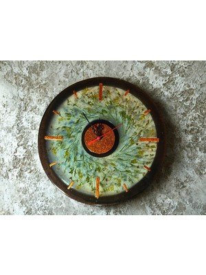 Epoksiresinart Tasarım Epoksi Duvar Saati