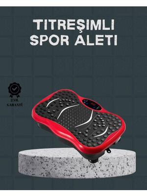 Karahanbey Titreşimli Egzersiz Platformu Evde Spor ve Kas Aktivasyonu