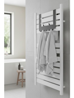 Grandmix Metal Havlupan ve Banyo Askısı Çok Amaçlı Havlu Düzenleyici