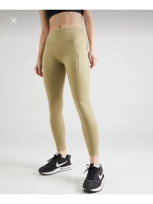 Nike Go Firm-Support Mid-Rise 7/8 Running Yüksek Belli Yeşil Kadın Tayt DQ5692-276