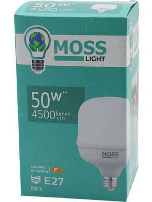 Vanch 50W  Torch  LED Ampul Plastik E27 4500LUMEN L175° 5000 Saat Ömür IP20 185-265V Ac  MS-3099 (5264)