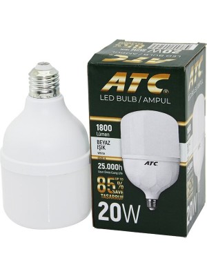 Vanch ATC-LW-20W  20W E27 Torch LED Bulb Ampul Beyaz 1800 Lümen - 25.000H (5264)