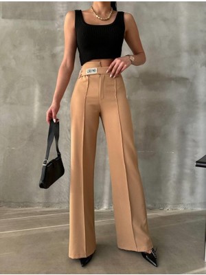 Dreams Etiketli Palazzo Pantolon - Bej