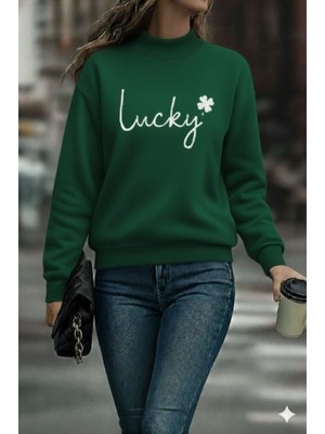 Kadın Uzun Kollu Bisiklet Yaka Viskon Iki Iplik Bluz