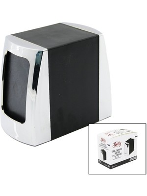 Vanch Milenyum Krom Çift Taraflı Yaylı Peçetelik (5264)