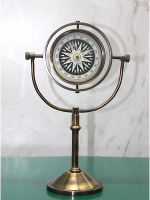 Ttt Pirinç Masa Üstü Pusula Model 4