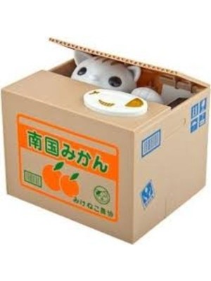 İntora Hareketli Para Çalan Kedi Kumbara