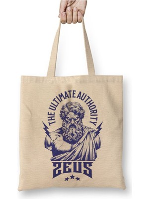 Toyaso Greek God Zeus Greek Mythology Yunan Tanrısı Mitoloji Bez Çanta Alışveriş Çantası Plaj Çantası