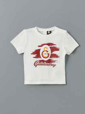 Lc Waikiki Yeni Sezon Bisiklet Yaka Kısa Kollu Galatasaray Baskılı Erkek Bebek Tişört