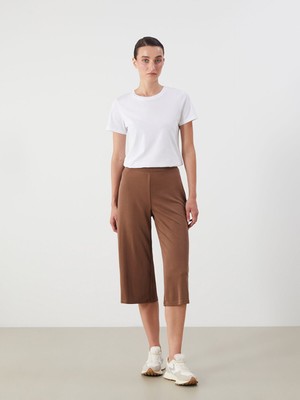 Lc Waikiki Yeni Sezon Beli Lastikli Modal Karışımlı Kadın Kapri