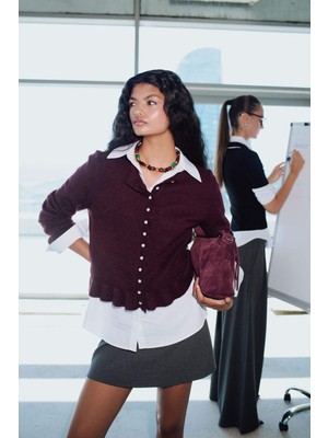 DeFacto Kadın Süet Çapraz Çanta F1559AXNS