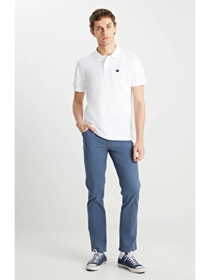 Wrangler Texas Straight Jean Pantolon Erkek Günlük Desenli Gri Kargo Kesim Modeli