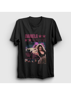 Presmono Unisex Siyah Daniela Avanzini K Pop Katseye T-Shirt