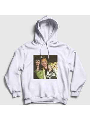 Presmono Unisex Beyaz Jane Jesse Pinkman Breaking Bad Kapüşonlu Sweatshirt