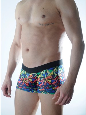 Don Moris Erkek Renkli Desenli Boxer Iç Giyim (DM301106)