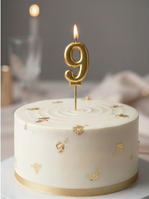 Parti Adresi Rakam Mum Altın No:9