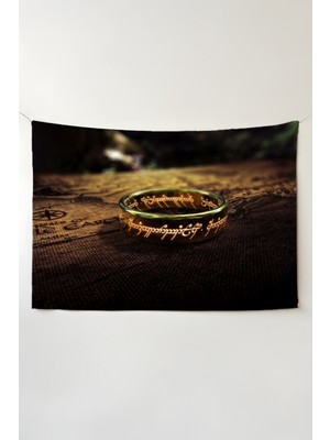 Charmbi Lord Of The Rings Duvar Örtüsü – Çok Renkli Anime Temalı Kumaş Oda Dekoru Tapestry